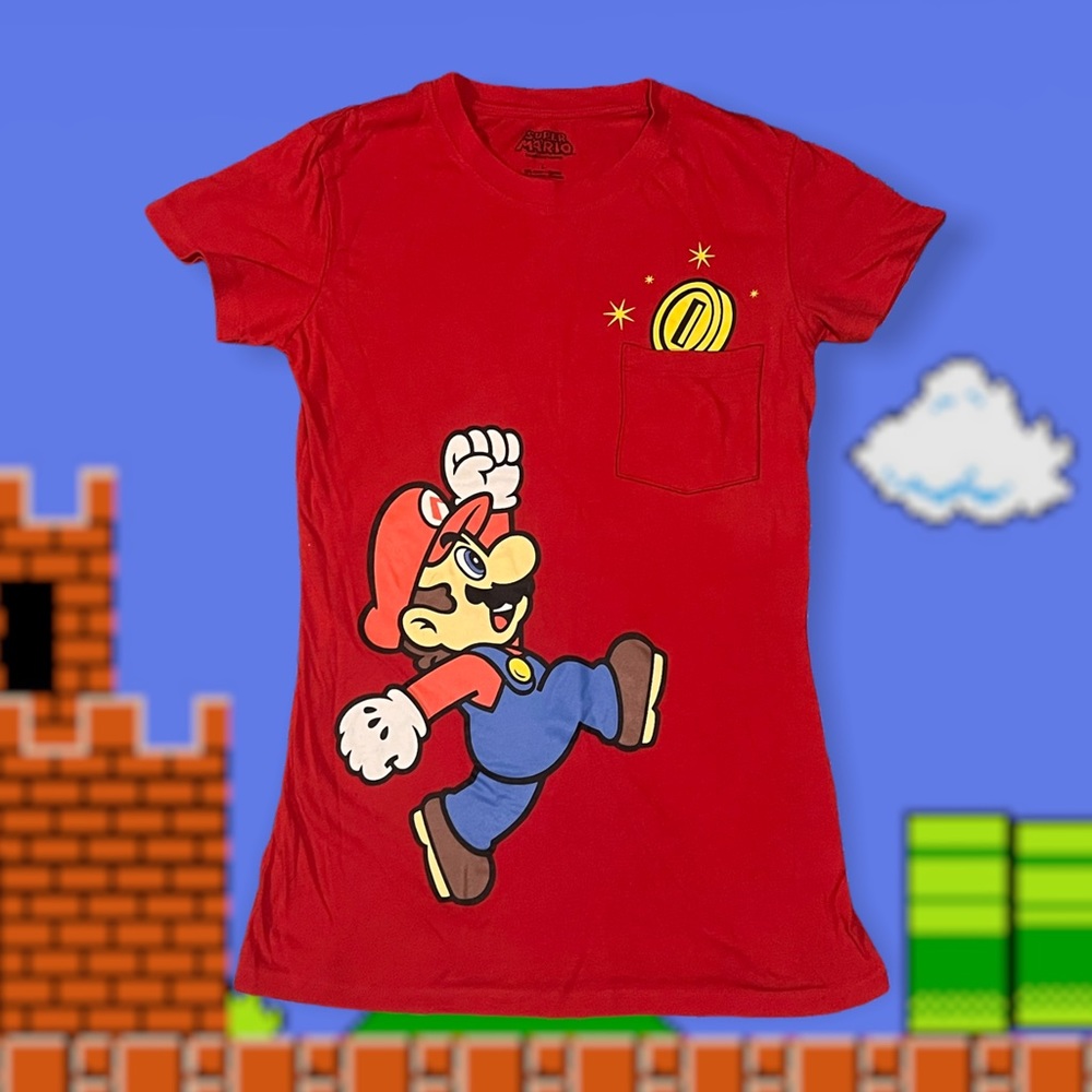 Junior girls  Super Mario T-shirt